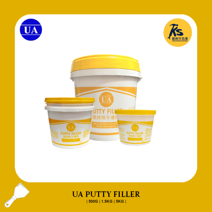 UA PUTTY FILLER ( 500 GRAM 1.5KG 5KG ) Lazada
