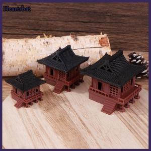 [Heartsbat] ตกแต่งศาลารูปปั้นเจดีย์กลางแจ้งตกแต่งตู้ปลาสวนเซนประดับสวนบอนไซ