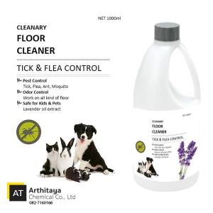 น้ำยาถูพื้น-ดับกลิ่น ป้องกันเห็บ หมัด มด ยุง ปลอดภัยต่อเด็กและสัตว์เลี้ยง ปลอดภัย ไร้สารเคมีอันตราย ย่อยสลายได้ตามธรรมชาติ