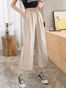 [ราคาพิเศษ]ฤดูร้อนกางเกงหลวม กางเกงแฟชั่นคลาสสิค กางเกงขายาวทรงวัยรุ่น