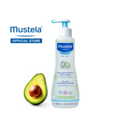 MUSTELA No-Rinse Cleansing Water With Organically Farmed Avocado for Normal Skin (300ML / 10.14fl.oz)