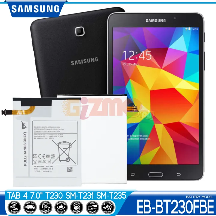 Replacement Battery For Samsung Galaxy Tab 4 7.0 - EB-BT230FBE/BTU 4000mAh - Fits SM-T230NU/T231/T235