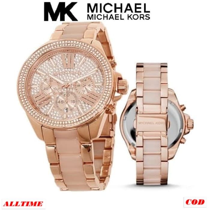 Jam tangan michael hot sale kors wanita original