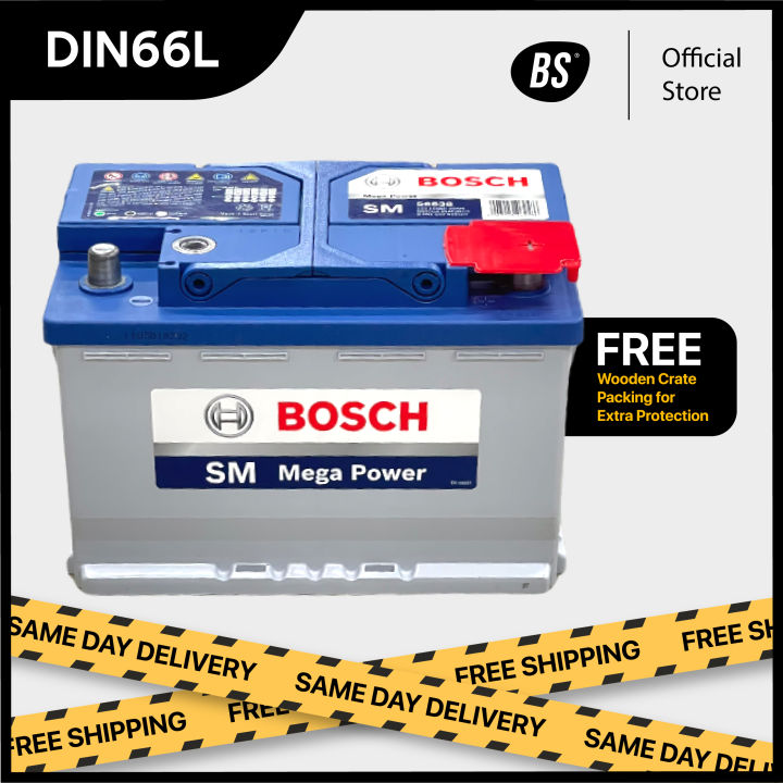 BOSCH DIN66 LN3 DIN66L 56638 MF 66AH Car Battery For