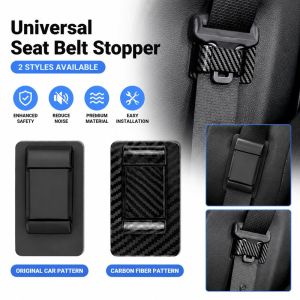 Car Seat Belt Limiter Buckle Stopper Safety Belt Adjusting Clip Non-slip Spacing Limit Device Fixed Buckle Accessories