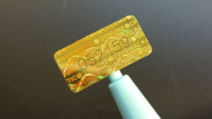 580/1000/2000pcs Hologram Tamper Proof Stickers Void Warranty Security Label seal with Unique Serial Number Gold/Silver