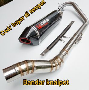 KNALPOT RACING SCORPION VIXION R15 BISON SATRIA FU MEGAPRO MX NEW MX LAMA DLL kualitas terbaik l