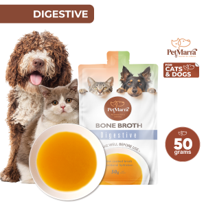 PetMarra Bone Broth for Dogs and Cats Digestive 50g - PetMate digistive  appetite booster supplement dogs cats digestive all breeds