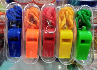 Super K KS-411A Whistle with Lanyard and Case