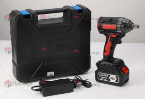 COD Impact Wrench 320 N.m Torsi Kunci Listrik Tanpa Kabel Kunci Pas Dampak Isi Ulang Kunci Pas Kombinasi Kompatibel Dengan Baterai 20V