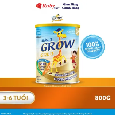 Sữa bột Abbott Grow 3+ 800g/lon cho trẻ từ 3-6 tuổi