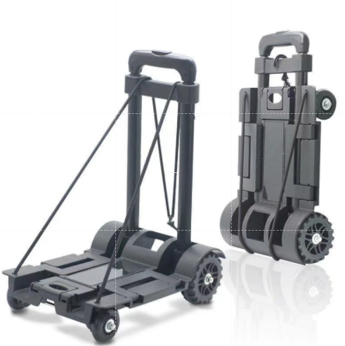 ABC MART Portable Foldable 4 Wheels Trolley Luggage Shopping