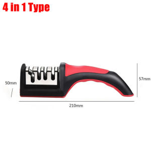 3 in 1/ 4 in 1 Portable sharpener Knife Sharpener Handheld Multi-function 3 Stages Type Quick Sharpening Tool