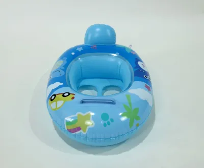 Special Single handle offer baby cartoon inflatable seat swimming ring (1-4 years old)
