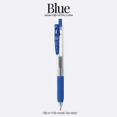 [SG] Zebra JJB15 Sarasa Clip Pen 0.5mm [Evergreen Stationery]