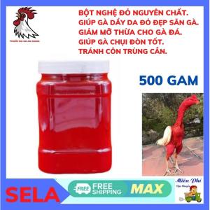 Nghệ đỏ cho gà đá bao nguyên chất bịch 0.5kg