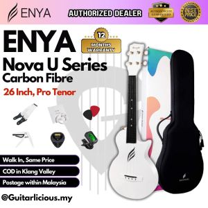 Enya Nova U Pro Tenor 26 Inch Carbon Fibre & Polycarbonate Ukulele Thin Body (ENY-NOVAU Pro / NOVA Pro)