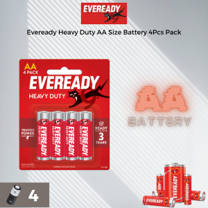 Eveready Heavy Duty AA Size Battery 4Pcs Pack - SL Energy