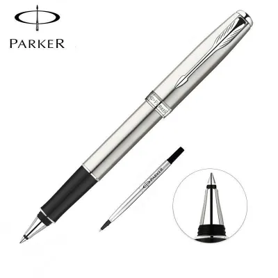 ปากกา PARKER sonnet rollerballMatte Black Lacquer with GOLD Trim Fine Point Black Ink Refill