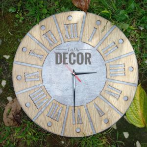 [ Tặng kèm pin Video thực tế] Đồng Hồ Gỗ Treo Tường Phong Cách Hoài Cổ