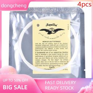 dongcheng 4PCS Ukulele Guitar String Set Colorful Nylon Strings for 21/23/26 Inch Ukulele