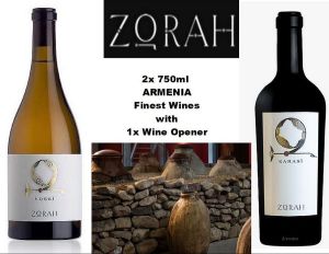 *** GOURMET LUXURY SPECIALTY WINE SET 2x 750ml ***  NATURAL WINE EXPLORER SET ( DISCOVERING ARMENIAN WINES )