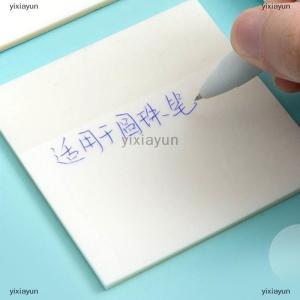 [COD] yixiayun 50Sheets Creative PET Transparent Sticky Notes Perspective Waterproof Sticky Notes Student Stationery School Office Supplies