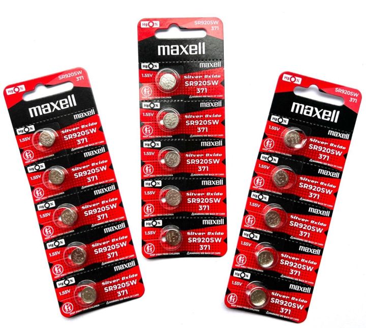 SR920SW 371 1.55V ORIGINAL MAXELL BATTERY Lazada PH