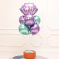 SHUAIAN Balon Foil Mermaid Putri Duyung Tema Bawah Laut Karakter