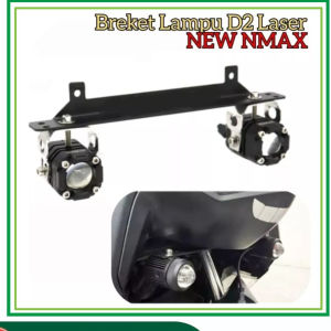 Breket Dudukan Lampu Tembak D2 Laser New Nmax 2020 - 2023 di Kolong Atas Spakbor