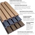 WPC Fluted Wall Panel / Wall Panel / Outdoor Wall Panel / Fence Panel / Privacy Panel / WPC Weatherproof Panel / Waterproof Wall Panel. 
