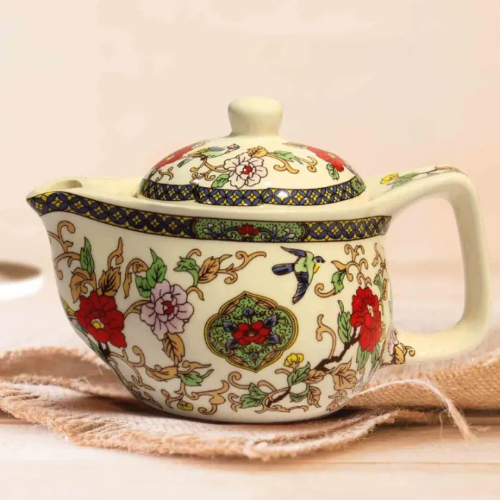 Traditional%20Chinese%20Ceramic%20Teapot%20and%20Teacup%20(6%20pcs)%20with%20Strainer%20and%20Handle%20/%20Coffee%20Set%20Tea%20Set%20/%20Floral%20Teapot%20/%20*Designs%20Given%20at%20Random%20-%20Image%205