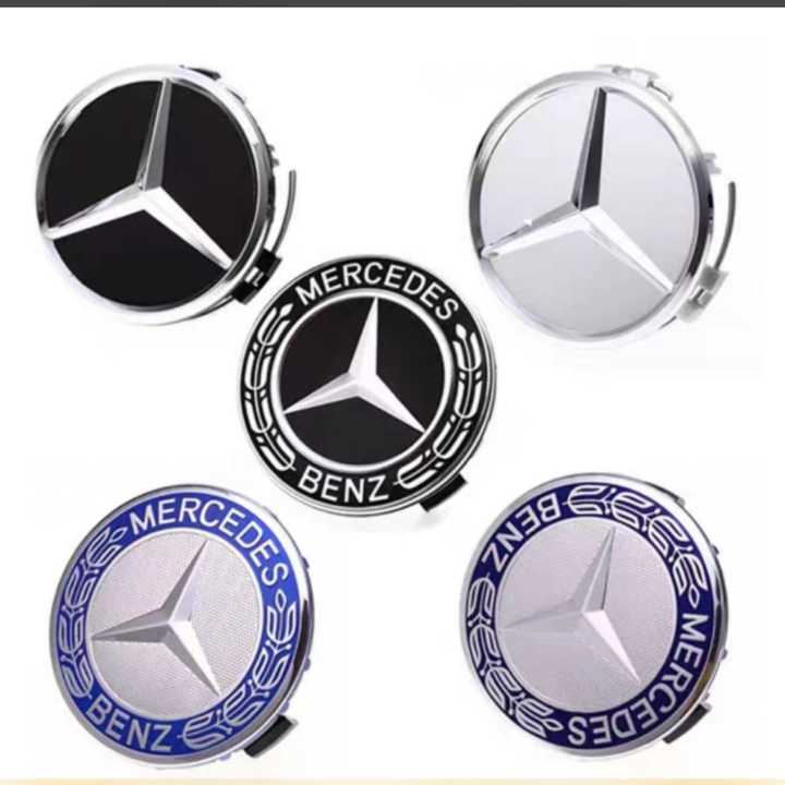75mm New Wheel Center Cap Hub Badge Mercedes Benz rims rim cover W203 ...