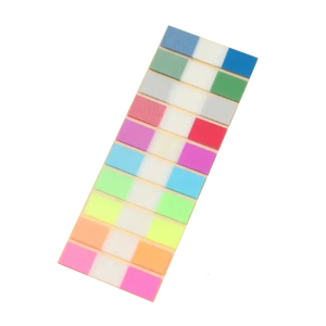 100/120Pieces Colored PET Label Repositionable Writable Adhesive Notes Book Page Marker for Binder Journal Planner