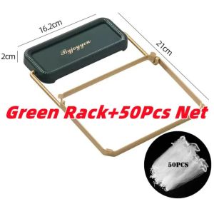 SOGO Kitchen Sink Strainer Foldable Filter Screen with 50 PCS Disposable Fine Mesh Nets Anti Clogging Effective Filtering of Debris and Food Residue