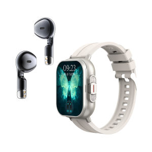 Đồng hồ thông minh GPS D8 với TWS 2-in-1 tai nghe gắn tai không dây-gọi bluetooth HR theo dõi máu Phát lại nhạc sức khỏe và Bộ theo dõi sức khỏe cho nam và nữ