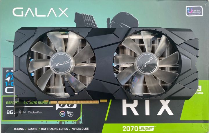 VGA (การ์ดจอ) GALAX GEFORCE RTX 2070 SUPER EX [1-CLICK OC] 8GB