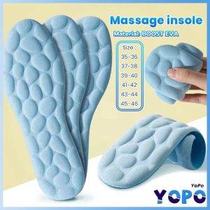 YoPo Comfortable Massage Memory Foam Insole Pebbles Sole Breathable Shoe Cushion Sport Running
