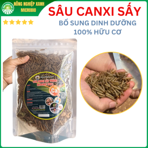 Sâu Canxi Sấy Phồng - Thức Ăn Siêu Dinh Dưỡng Bổ Sung Cho ChimGà Cá Tôm