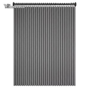 Waterproof Magnetic Shower Curtain with Folding Design and Hooks for Bathroom Privacy and Decor