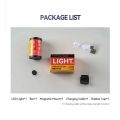 Ttartisan RGB Bi đèn chiếu sáng phụ Video Ánh Sáng Giá đỡ điện thoại nam châm Reteo Phim Phong Cách Mini đèn LED 0.5W 3000/4500/6000K Cri 95 + 300MAh. 
