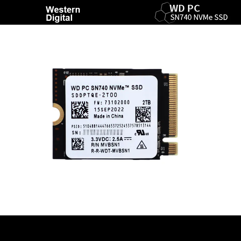 Ready to Ship] Western Digital WD SN740 2TB M.2 NVMe 2230 PCIe 4.0