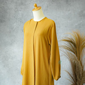 DN: NEW  LINNE DRESS GAMIS TERBARU BAHAN CRINGKLE PREMIUM  BAJU WANITA MEWAH TERMURAH BERKUALITAS DRESS KONDANGAN TERLARIS  FASHION REMAJA MUSLIM KEKINIAN GAMIS BUSUI JUMBO BEST SELLER SIZE S M L XL