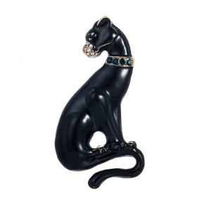Thời Trang Panther Hình Trâm Mịn Bề Mặt Trọng Lượng Nhẹ 17G Quà Tặng Đa Năng Panther Pin Cho Phụ Nữ Và Nam Giới