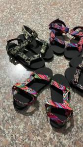 [Free Shipping] Summer New Style Round-Toe WomenS Sandals With Elastic Strap Flat Sole Side Cut-Out Plus Size Fashionable Sandals 43
