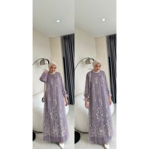BEST SELLER Revina Dress Muslim Pesta Dress Wanita Terbaru Gamis Kondangan Wanita Gamis Lebaran