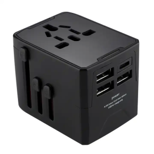 Universal Travel Adapter with 3USB+TYPE-C or 4USB All in One International Wall Charger AC Plug Adaptor Smart Power USB Type-C for US EU UK AU Plug Universal Travel Charger