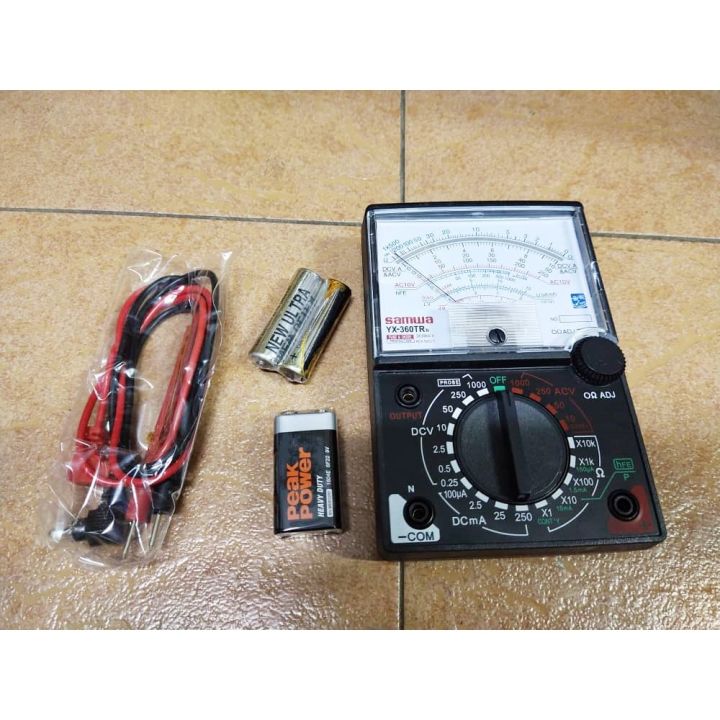 YX-360TR-N Analog Multimeter - Fuse & Diode Protection For AC/DC Voltage Testing