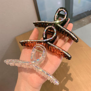 Kẹp Tóc Pha Lê Cá Tính Thời Trang Kẹp Tóc Lớn Kim Cương Giả Lấp Lánh Kẹp Tóc Tắm Cho Nữ Kẹp Tóc Sau Lưng Tóc Phụ Kiện