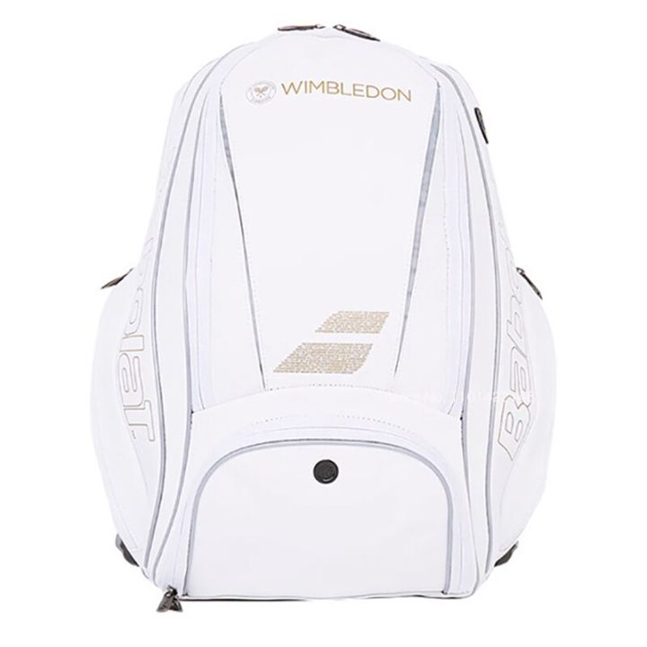 Original Babolat Wimbledon Bag White Tennis Backpack For Women Men With  Independent Shoe Bag Holds Up To Rackets Lazada PH